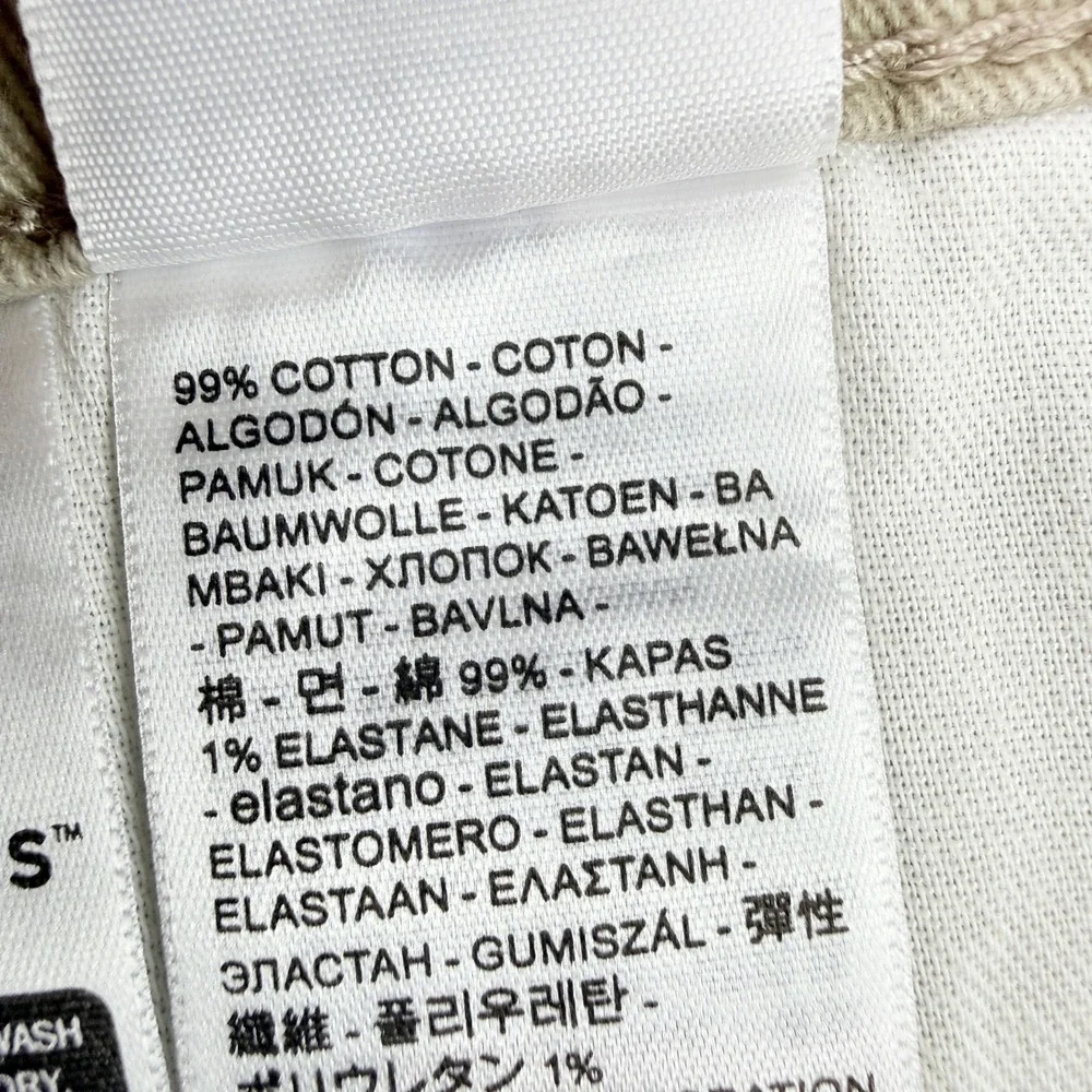 Levis 502 Taper‎ Fit Jeans Size 50x27 Mens Khaki Big & Tall *READ